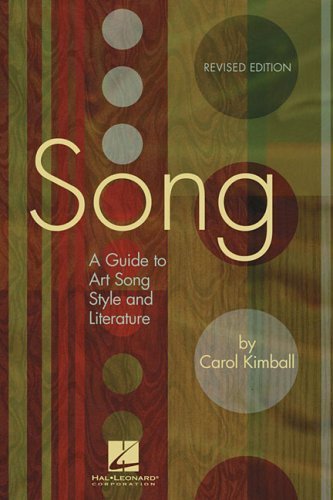 Song: A Guide To Art Song Style And Literature (LIVRE SUR LA MU)